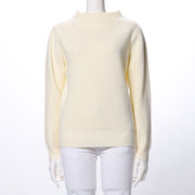 オフネック長袖ニット