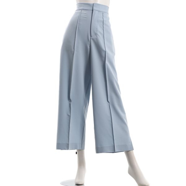 センターシームハイウエストワイドパンツ