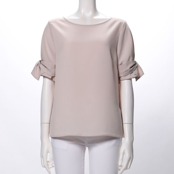 リボンデザインブラウス