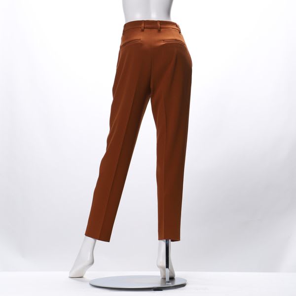 カルゼ後染めテーパードパンツ