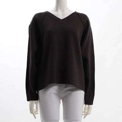 ラグランスリーブVネックニット