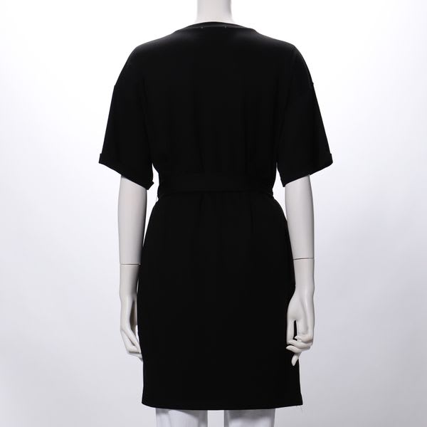 サイドスリットベルト付きトップス