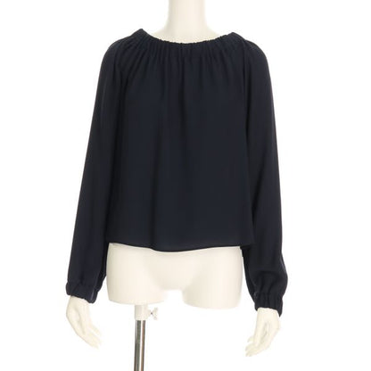 衿ぐりギャザーブラウス