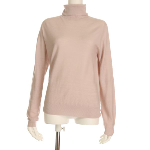 タートルネックニットプルオーバー