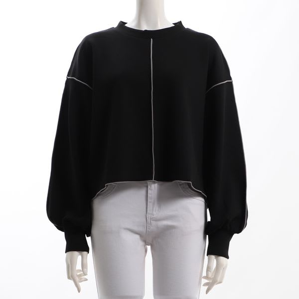 バイカラーラインカットソー