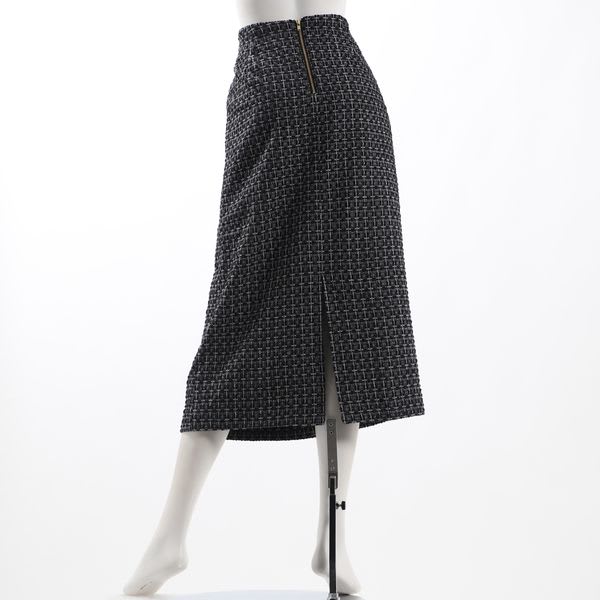 モールMixツィードセミタイトスカート