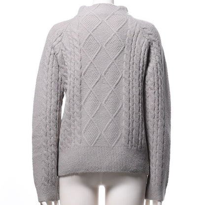 起毛ストレッチボタンニット