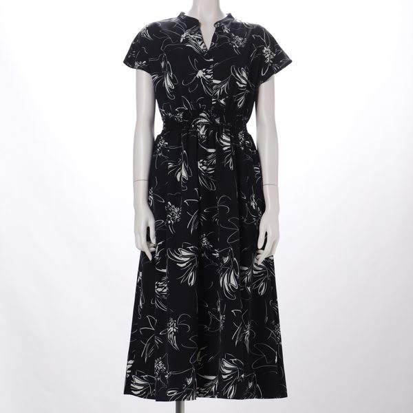 花柄プリントワンピース