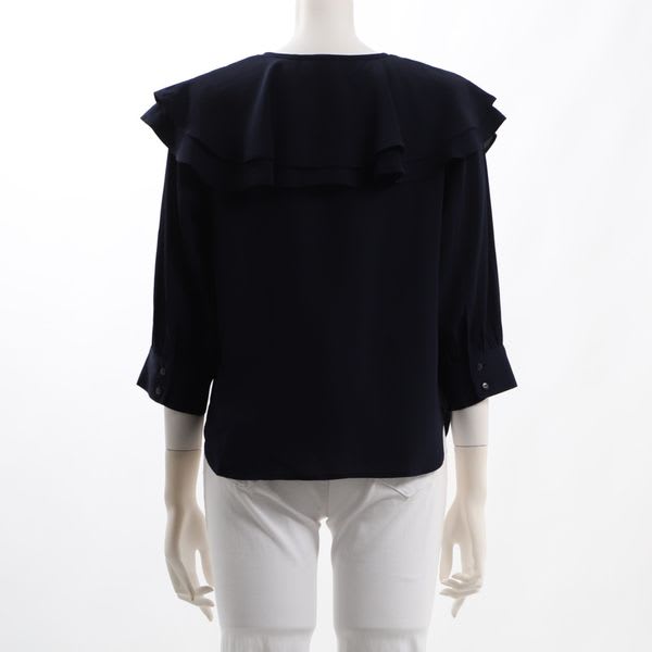 リボンフリルブラウス