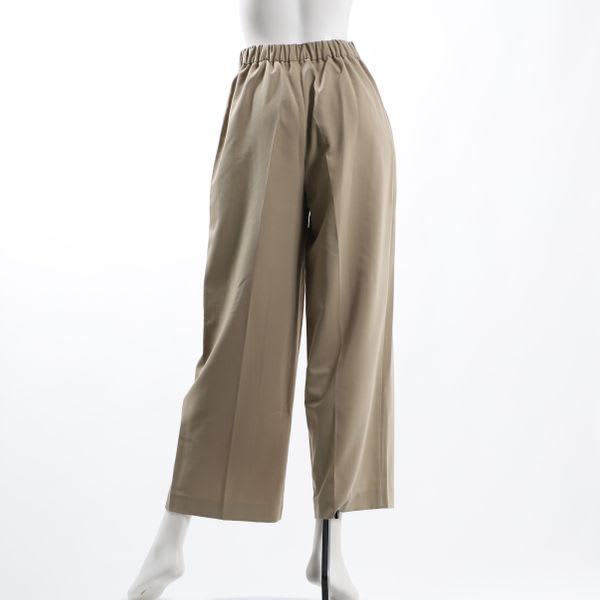 シンプルデザインワイドパンツ
