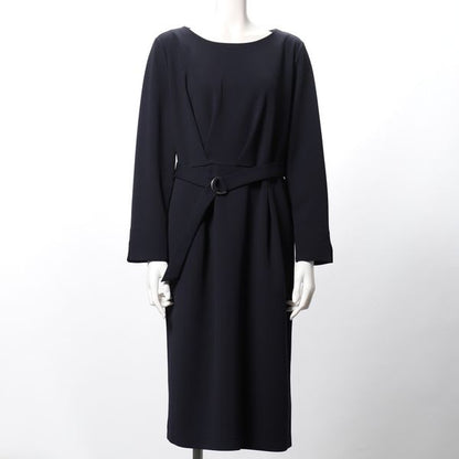 ハイストレッチアシンメトリータックワンピース