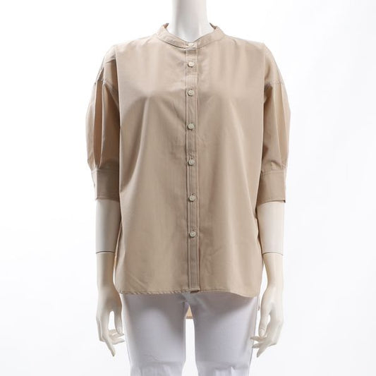 バンドカラーブラウス