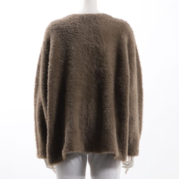 ヘアリーニットカーディガン