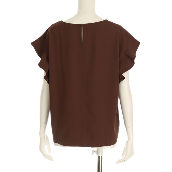 ラッフルスリーブブラウス