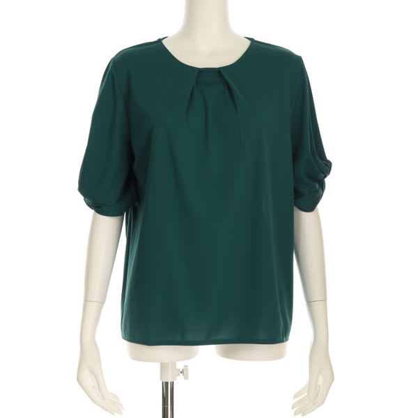 袖ねじりパフカットソー