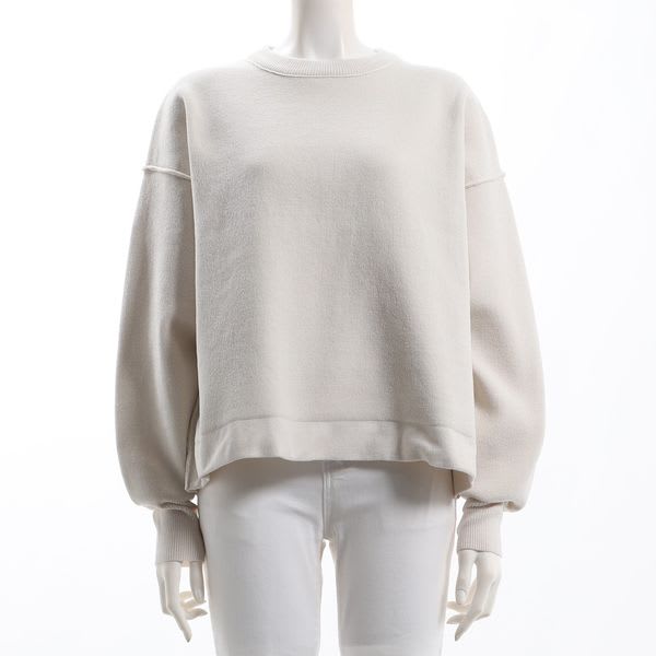 ボリュームスリーブドロップショルダーニット