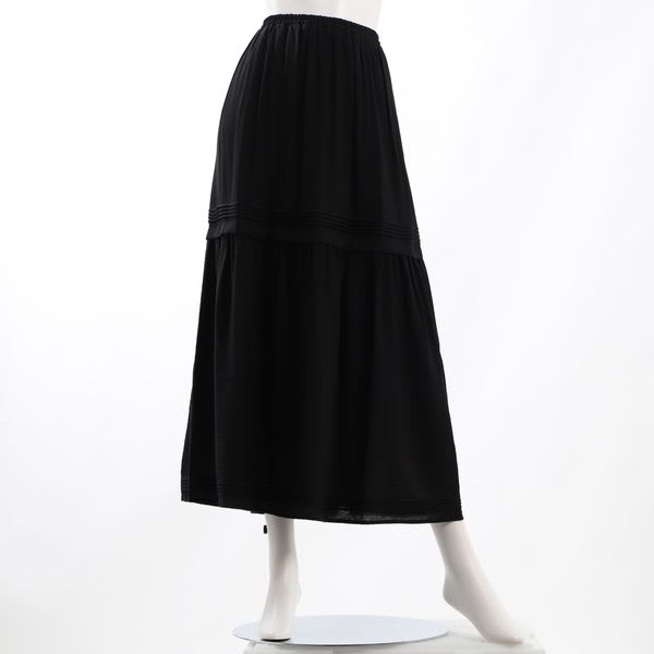 切り替えデザインギャザースカート