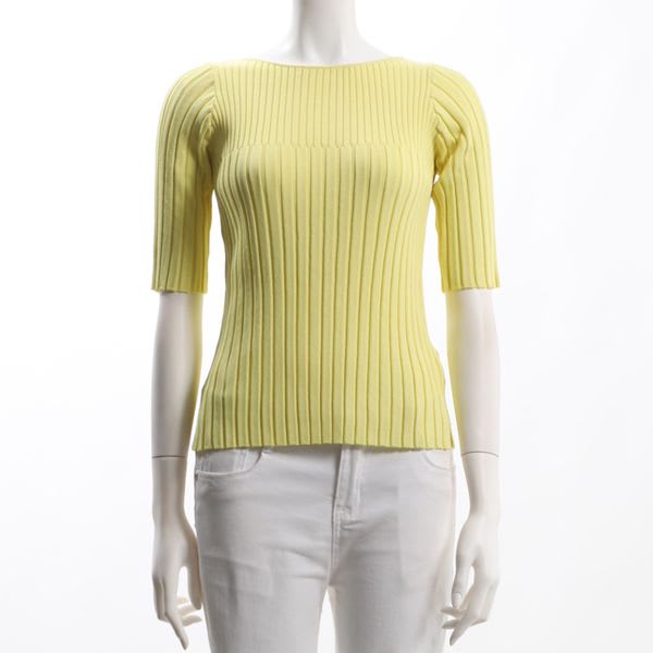 ランダムリブニットプルオーバー