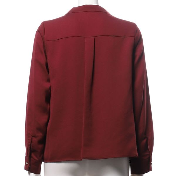 パールボタンブラウス