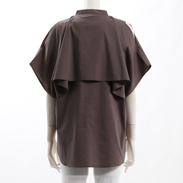 ケープデザインブラウス