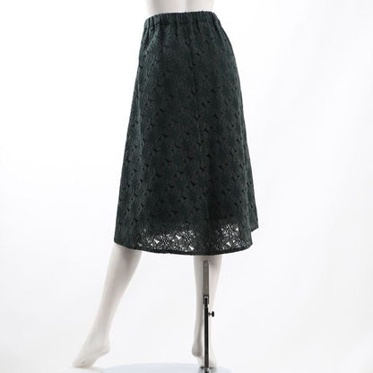 総レースフレアスカート