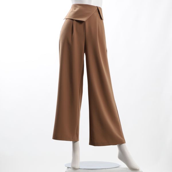 ウエストデザイントラックワイドパンツ