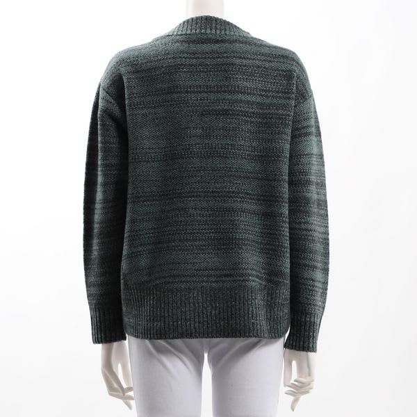 ネップヤーンクルーネックニット