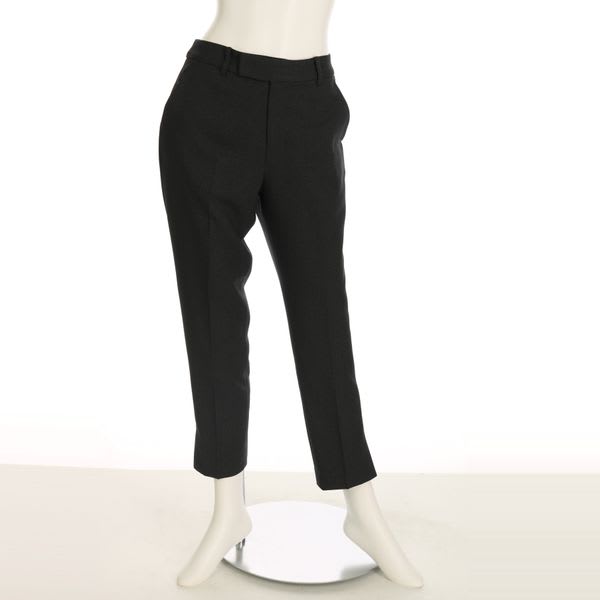 チェック柄テーパードパンツ