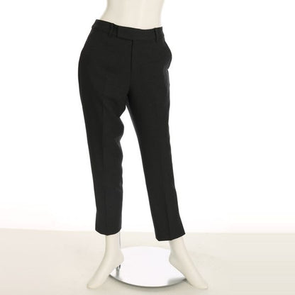 チェック柄テーパードパンツ