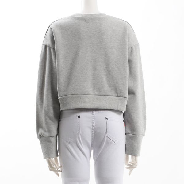 短丈クルーネックプルオーバー