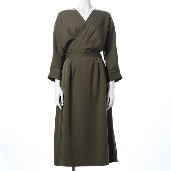 カシュクールデザインワンピース