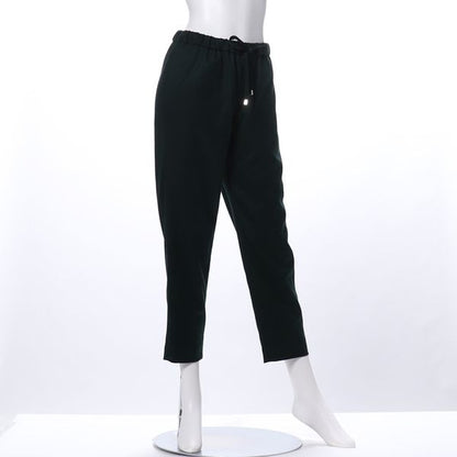 ドロストデザインテーパードパンツ