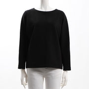 丸首シンプルカットソー