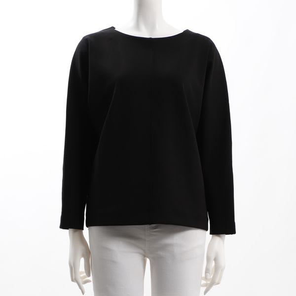 丸首シンプルカットソー