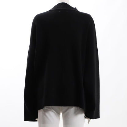 サイドスリットニット