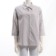 ストライプ柄シャツ