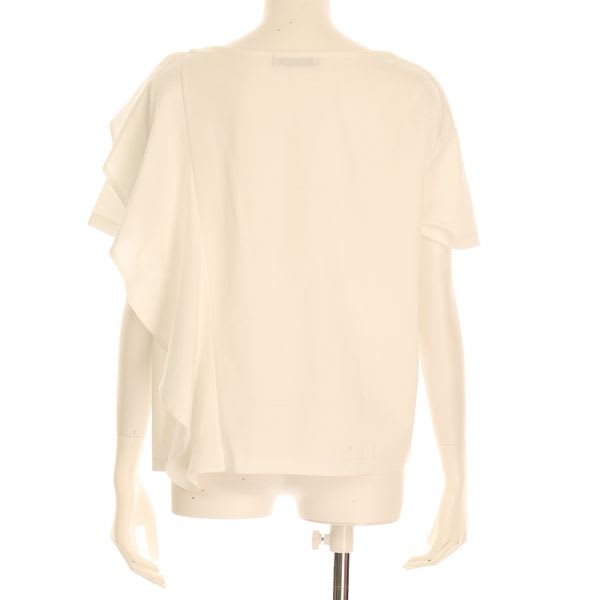 アシンメトリーフリルカットソー