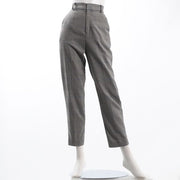 グレンチェックテーパードパンツ