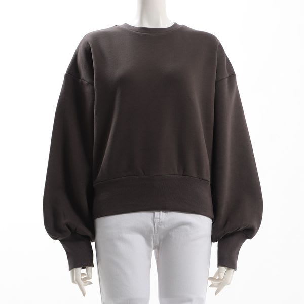 ボリュームスリーブクルーネックプルオーバー