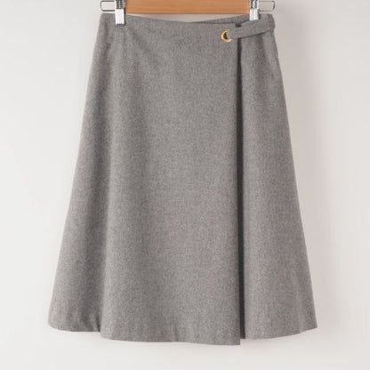 ウールフラノフレアスカート