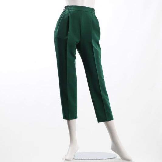 ポリギャバタックテーパードパンツ