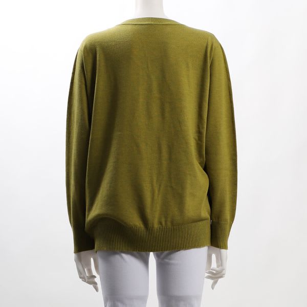 ウォッシャブルVネックニット