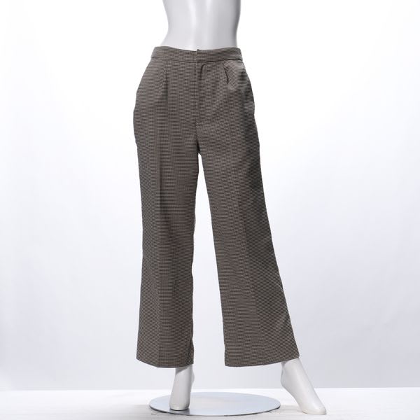 ガンクラブチェックストレートパンツ