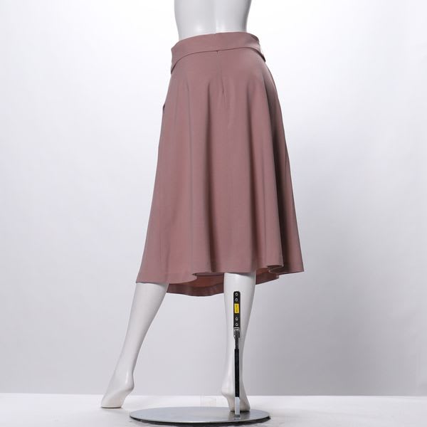 ウエストリボン付きフレアスカート