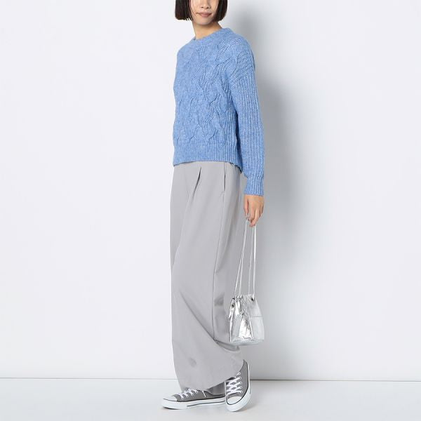 ハイウエストワイドパンツ