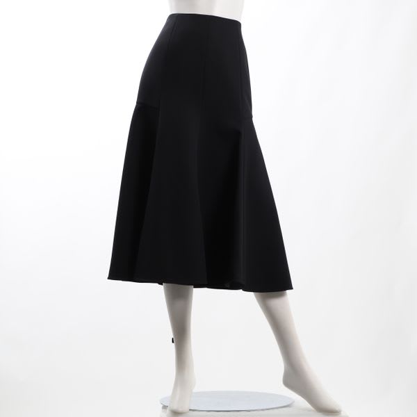 ペプラム切り替えマーメイドスカート