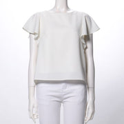 ラッフルスリーブブラウス