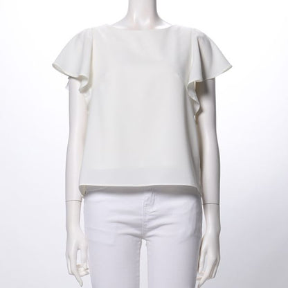 ラッフルスリーブブラウス