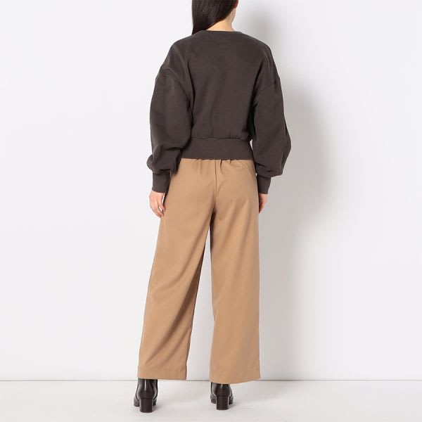 バイカラーデザインワイドパンツ