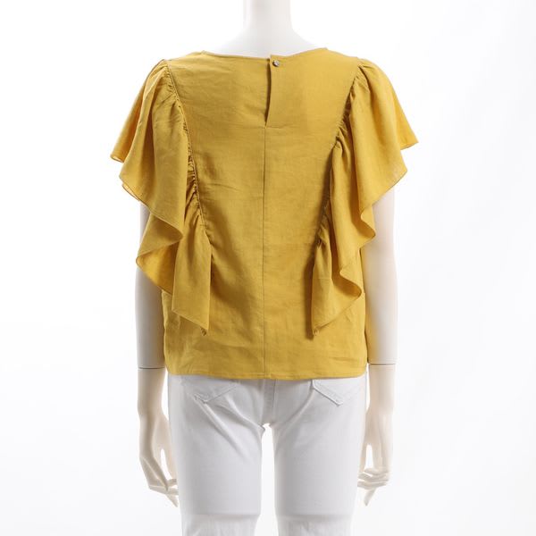 フリルデザインブラウス